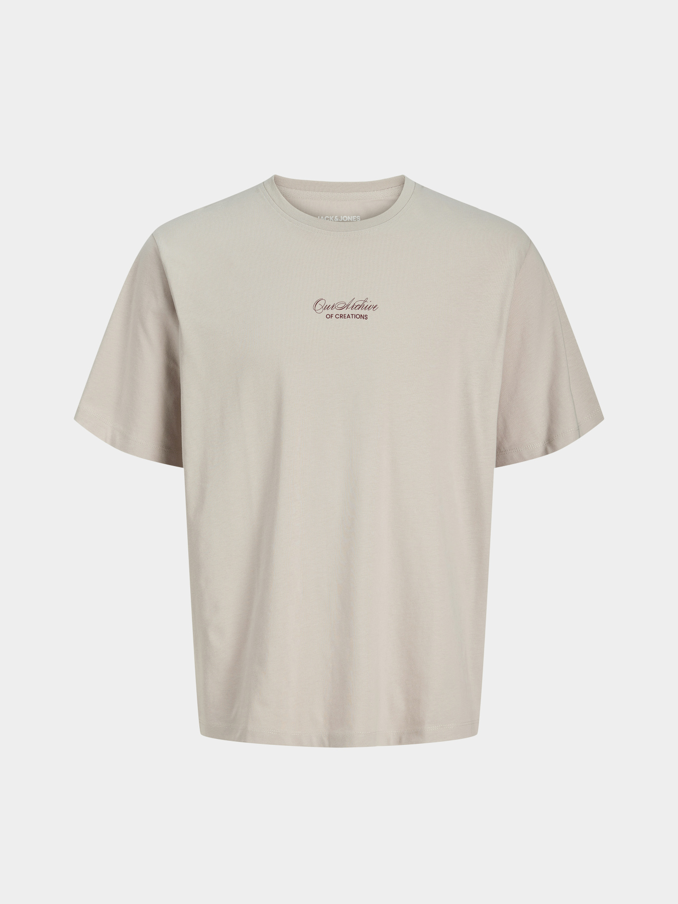 Футболки і поло JACK & JONES ART PRINT TEE модель 12288095_Moonbeam Футболки і поло JACK & JONES ART PRINT TEE модель 12288095_Moonbeam Фото