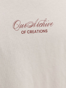 Футболки і поло JACK & JONES ART PRINT TEE модель 12288095_Moonbeam Фото