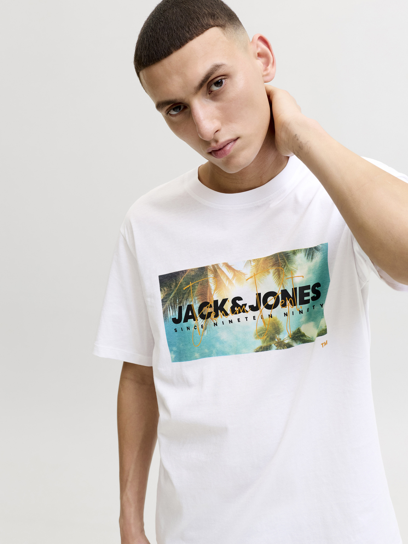 Футболки і поло JACK & JONES INDIANA TEE модель 12288112_Bright White Футболки і поло JACK & JONES INDIANA TEE модель 12288112_Bright White Фото