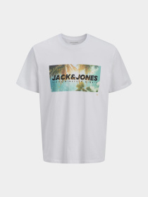 Футболки і поло JACK & JONES INDIANA TEE модель 12288112_Bright White Фото