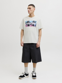 Футболки і поло JACK & JONES INDIANA TEE модель 12288112_Glacier Gray Фото