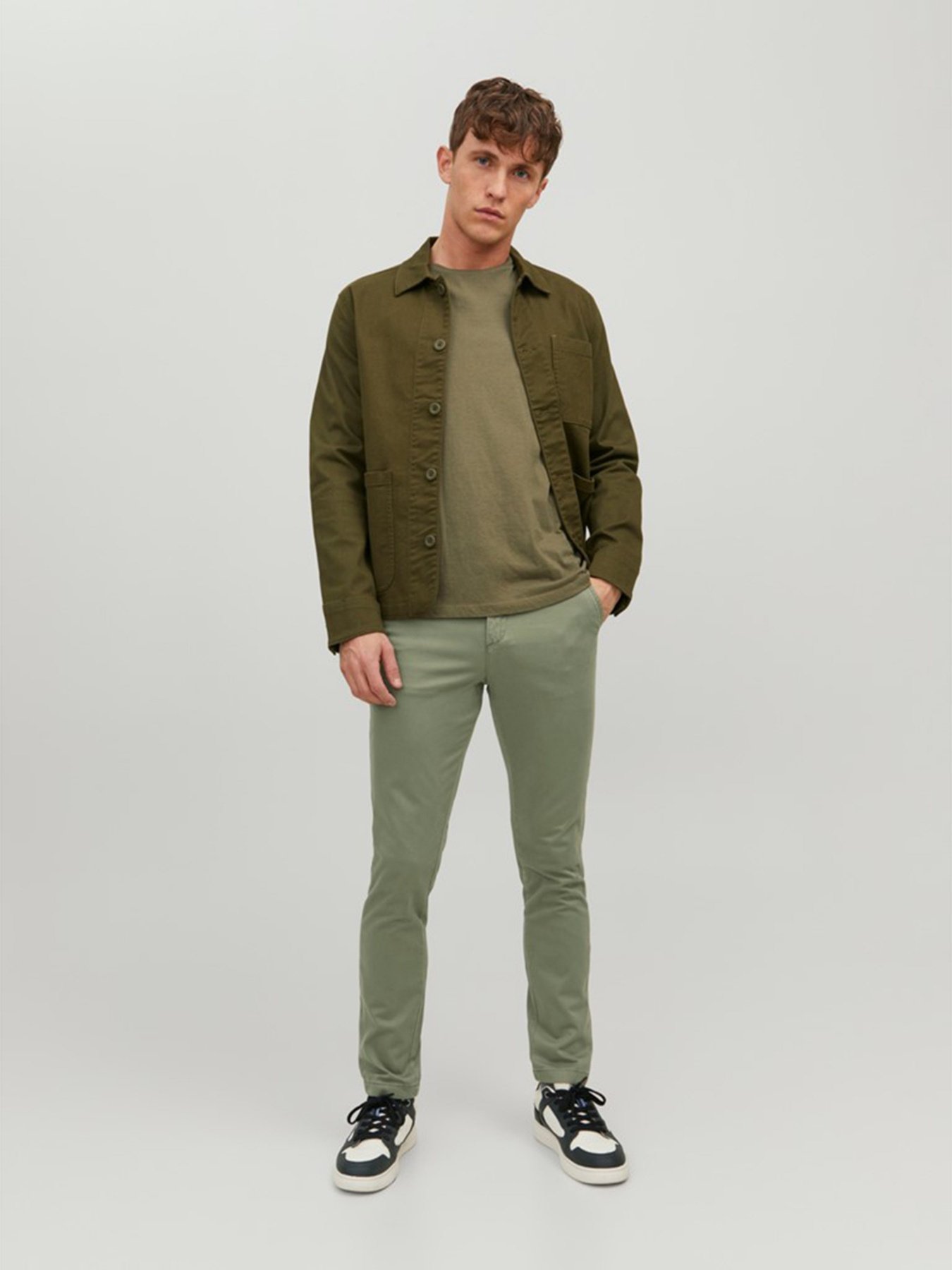 Штани JACK & JONES модель 12150148_Deep Lichen Green Фото