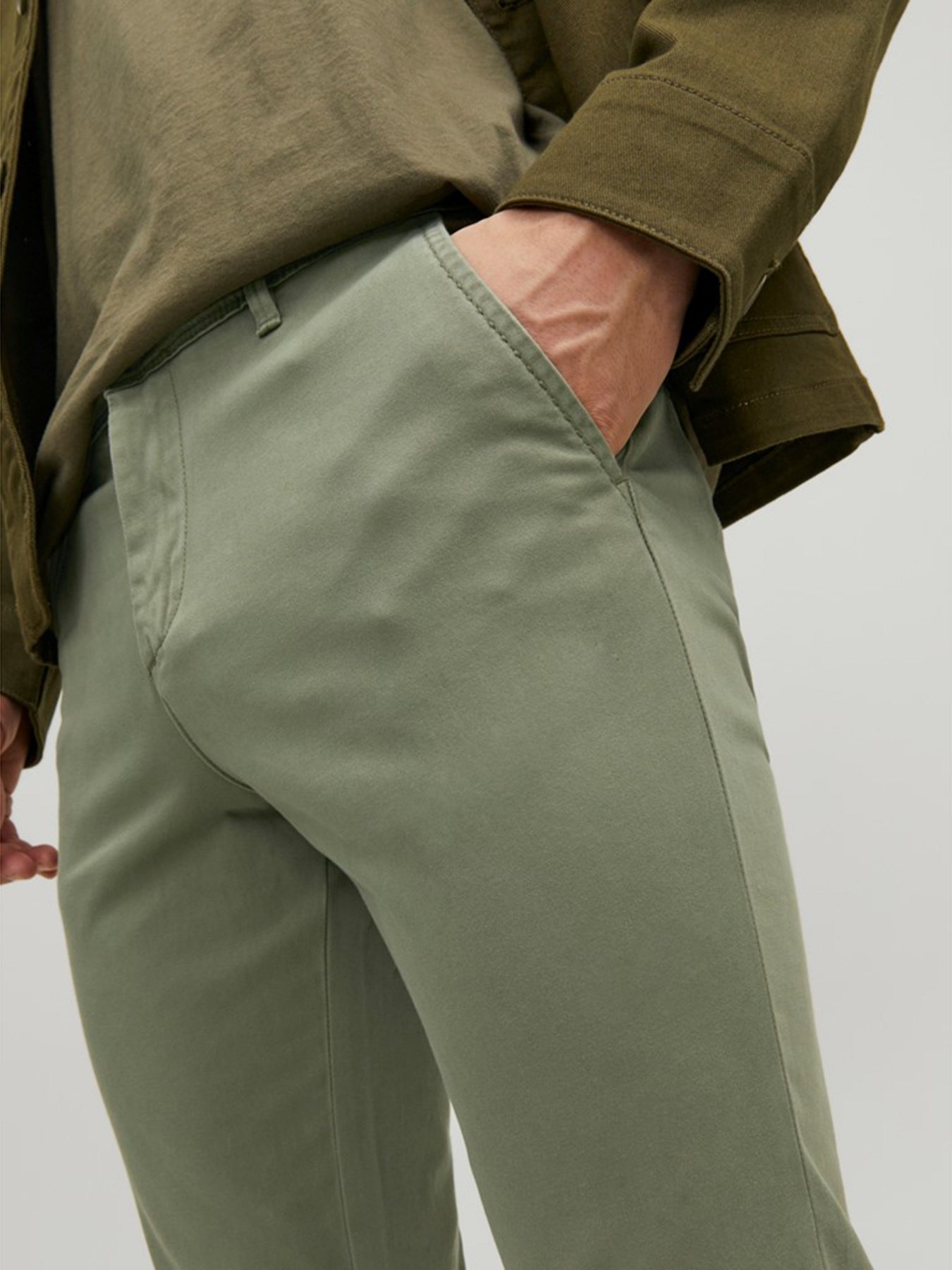 Штани JACK & JONES модель 12150148_Deep Lichen Green Фото