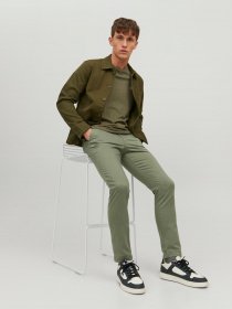 Брюки JACK & JONES модель 12150148_Deep Lichen Green Фото