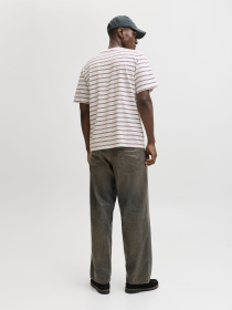 Футболки і поло JACK & JONES NORREBRO STRIPE TEE модель 12291021_Cabernet Фото