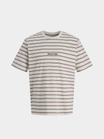 Футболки і поло JACK & JONES NORREBRO STRIPE TEE модель 12291021_Cabernet Фото