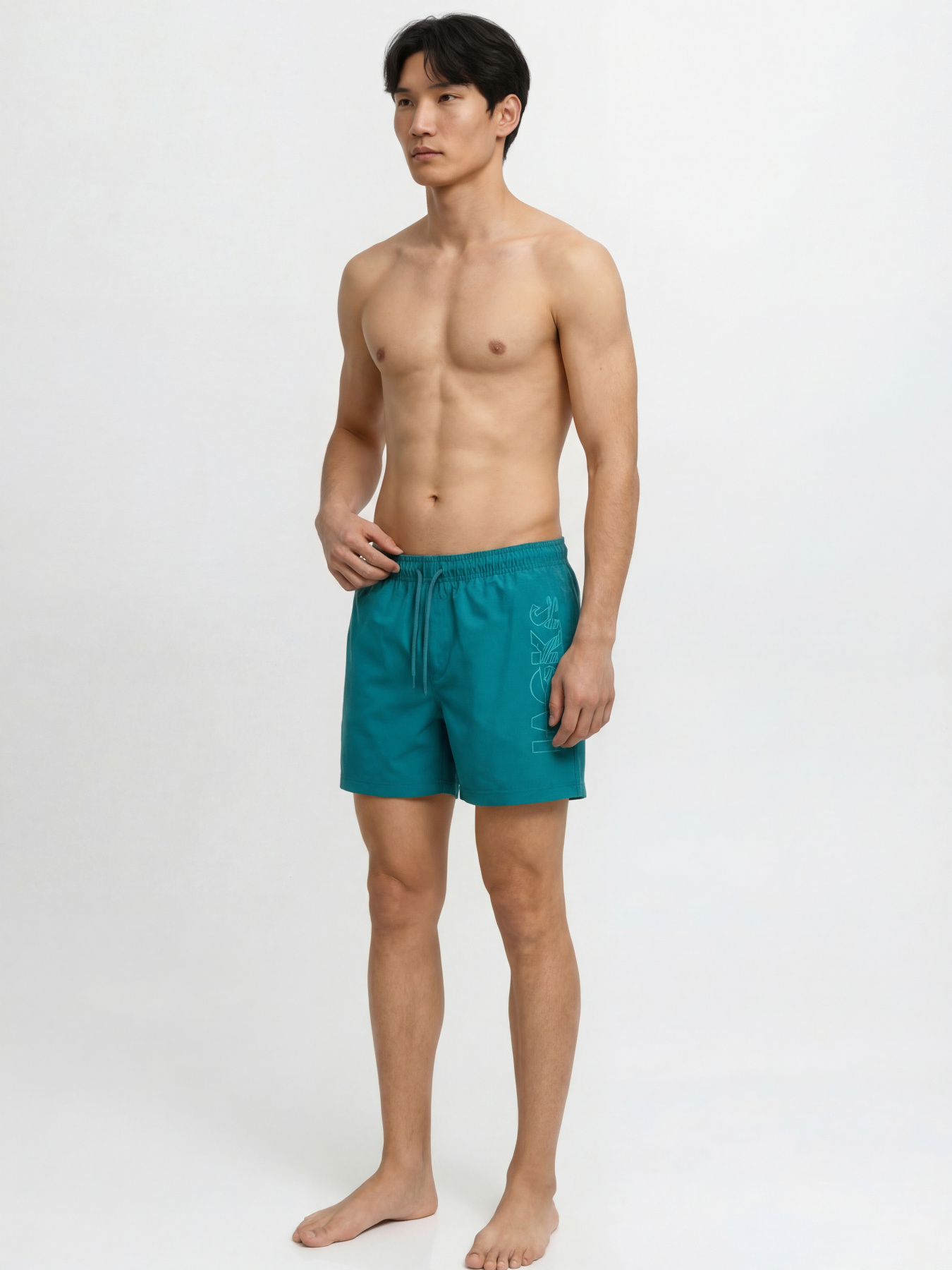 Одяг для пляжу JACK & JONES MAUI WAVE LOGO SWIM SHORTS модель 12291391_Colonial Blue Одяг для пляжу JACK & JONES MAUI WAVE LOGO SWIM SHORTS модель 12291391_Colonial Blue Фото