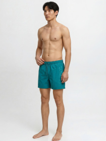 Одяг для пляжу JACK & JONES MAUI WAVE LOGO SWIM SHORTS модель 12291391_Colonial Blue Фото