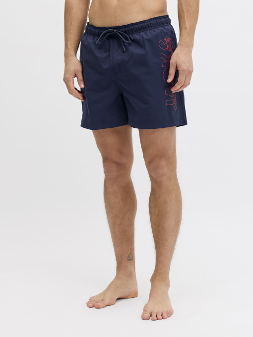 Одежда для пляжа JACK & JONES MAUI WAVE LOGO SWIM SHORTS модель 12291391_Navy Blazer Фото
