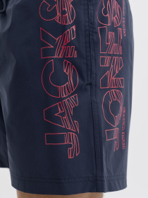 Одежда для пляжа JACK & JONES MAUI WAVE LOGO SWIM SHORTS модель 12291391_Navy Blazer Фото