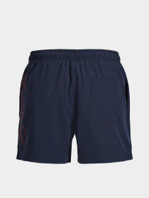 Одежда для пляжа JACK & JONES MAUI WAVE LOGO SWIM SHORTS модель 12291391_Navy Blazer Фото
