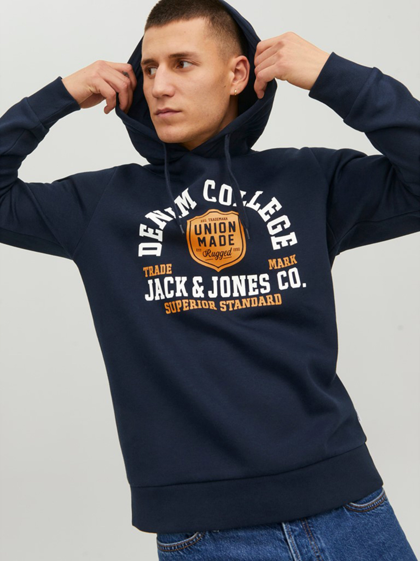Худі та світшоти JACK & JONES модель 12210824_Sky Captain Худі та світшоти JACK & JONES модель 12210824_Sky Captain Фото