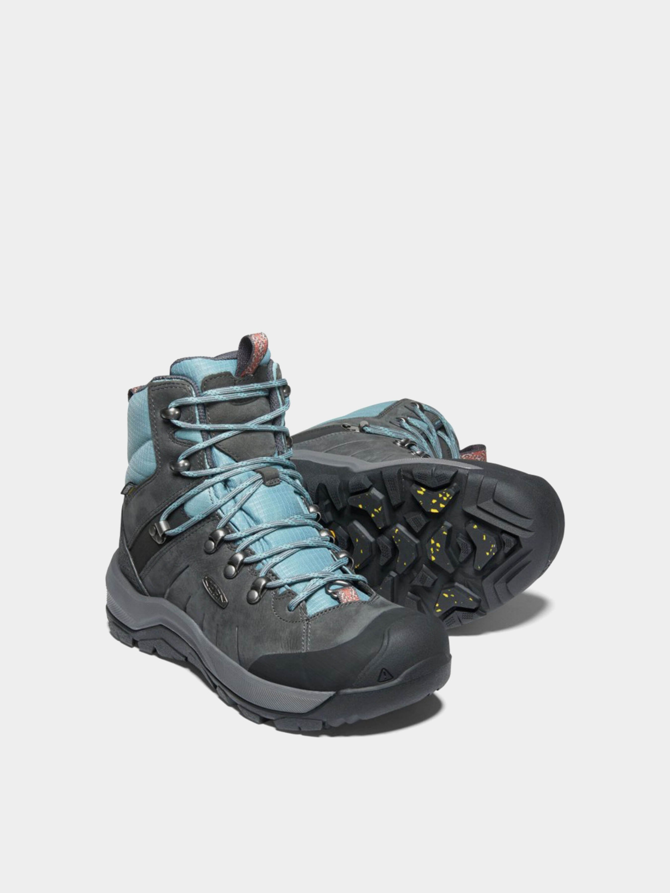 Черевики та чоботи Keen Revel IV Mid Polar модель 1023629 Сірий, бірюзовий Фото