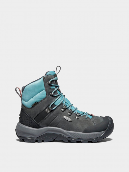 Ботинки и сапоги Keen Revel IV Mid Polar модель 1023629 Сірий, бірюзовий Фото
