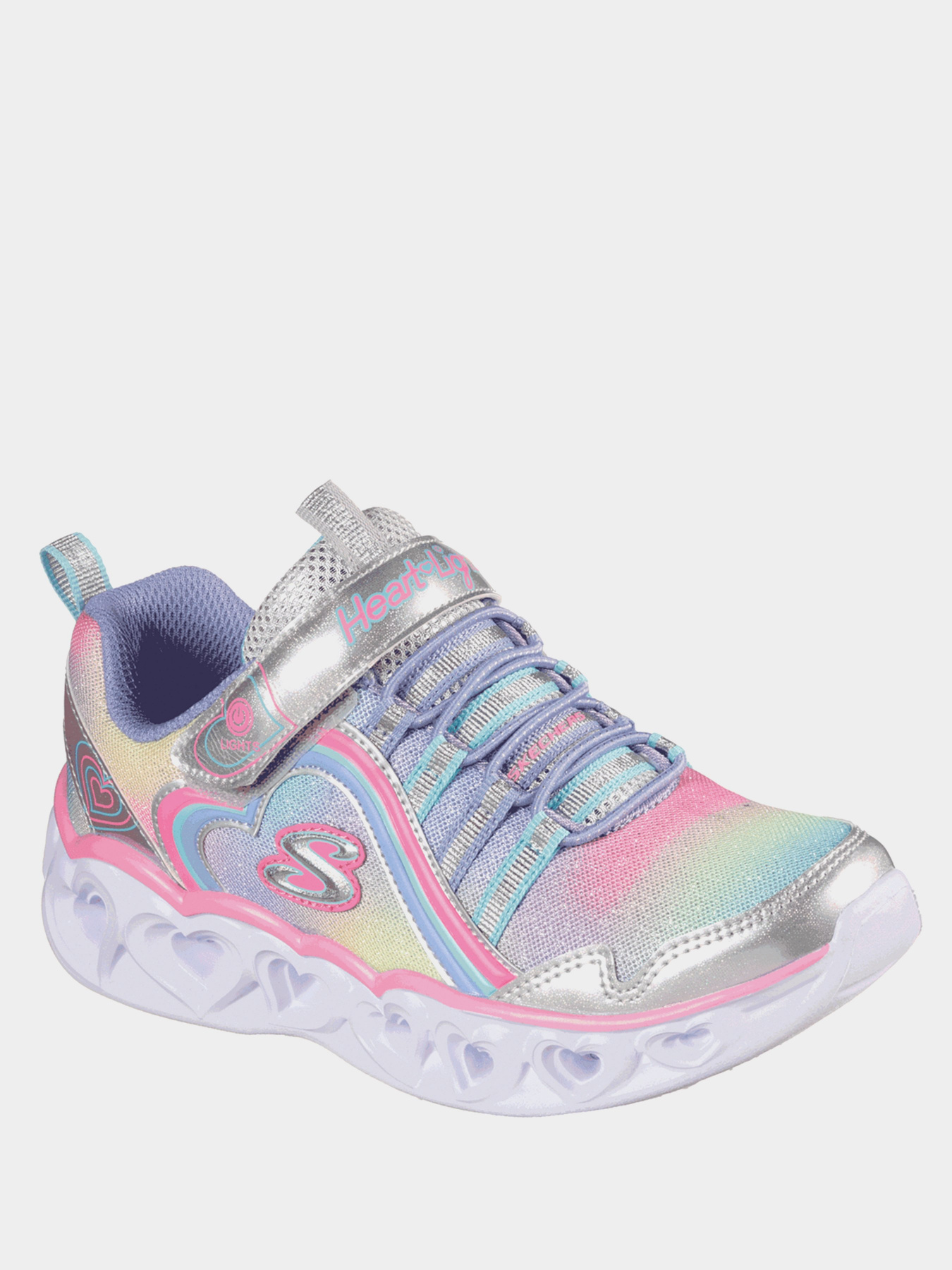 Кроссовки Skechers S Lights: Heart Lights - Rainbow Lux модель 302308L SMLT Фото