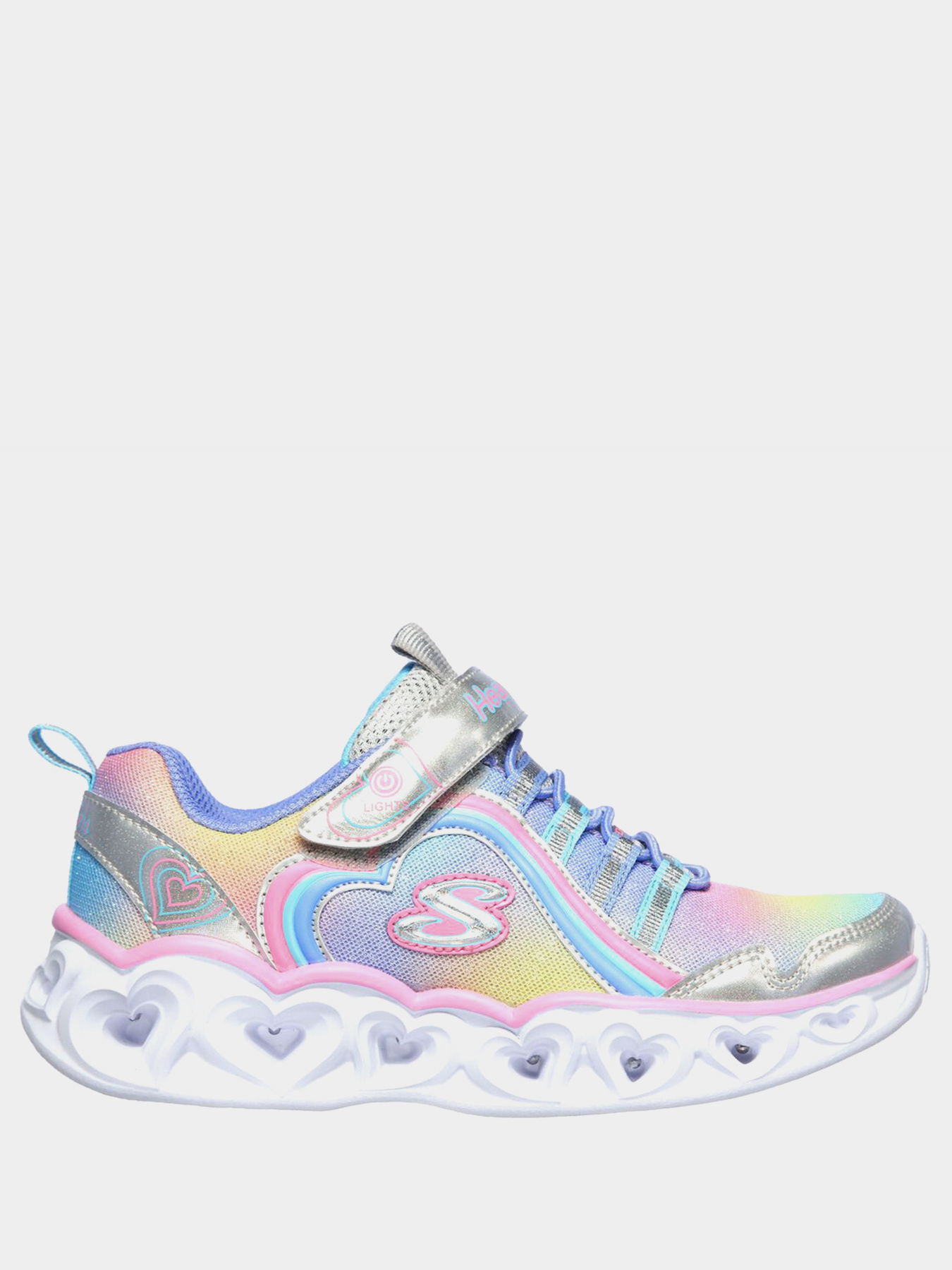 Кроссовки Skechers S Lights: Heart Lights - Rainbow Lux модель 302308L SMLT Фото