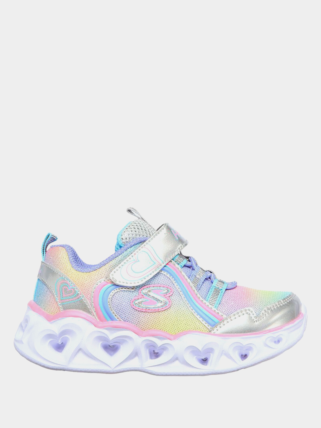 Кроссовки Skechers S Lights: Heart Lights - Rainbow Lux модель 302308N SMLT Фото