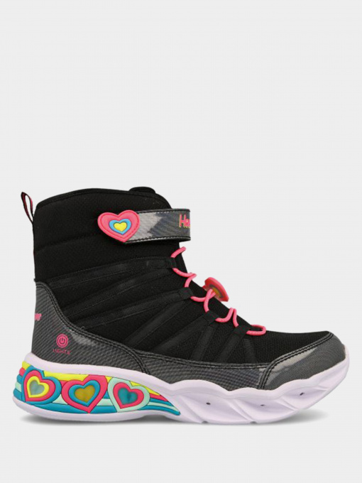 Черевики та чоботи Skechers Sweetheart Lights - Love to Shine модель 302661L BKHP Фото