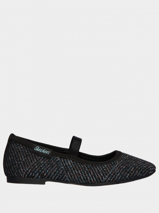 Туфли и лоферы Skechers Cleo Round - Princess Knit модель 302869L BKMT Фото