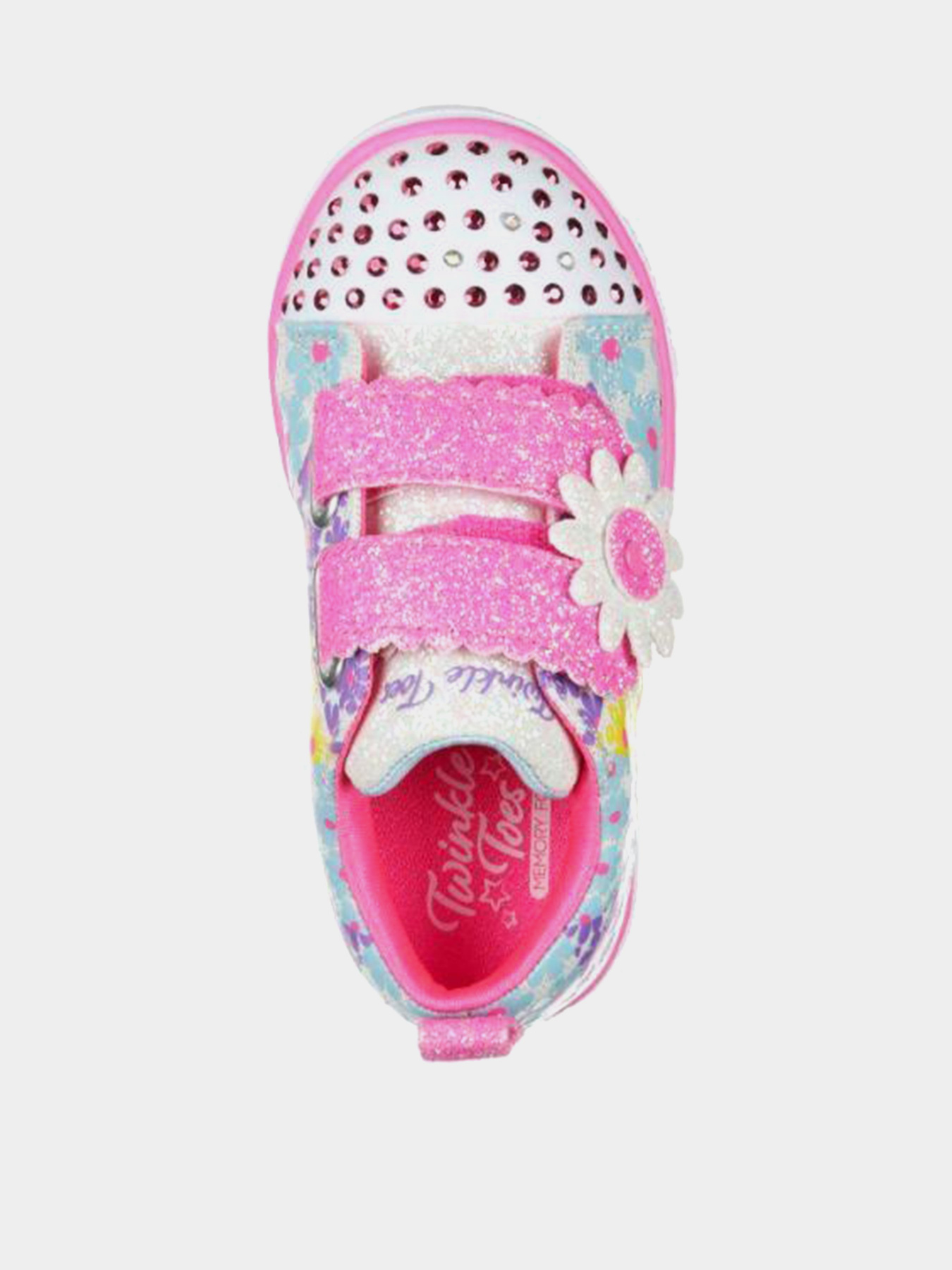 Кеды Skechers Twinkle Toes®: Sparkle Lite - Mini Blooms модель 314762N WMLT Фото