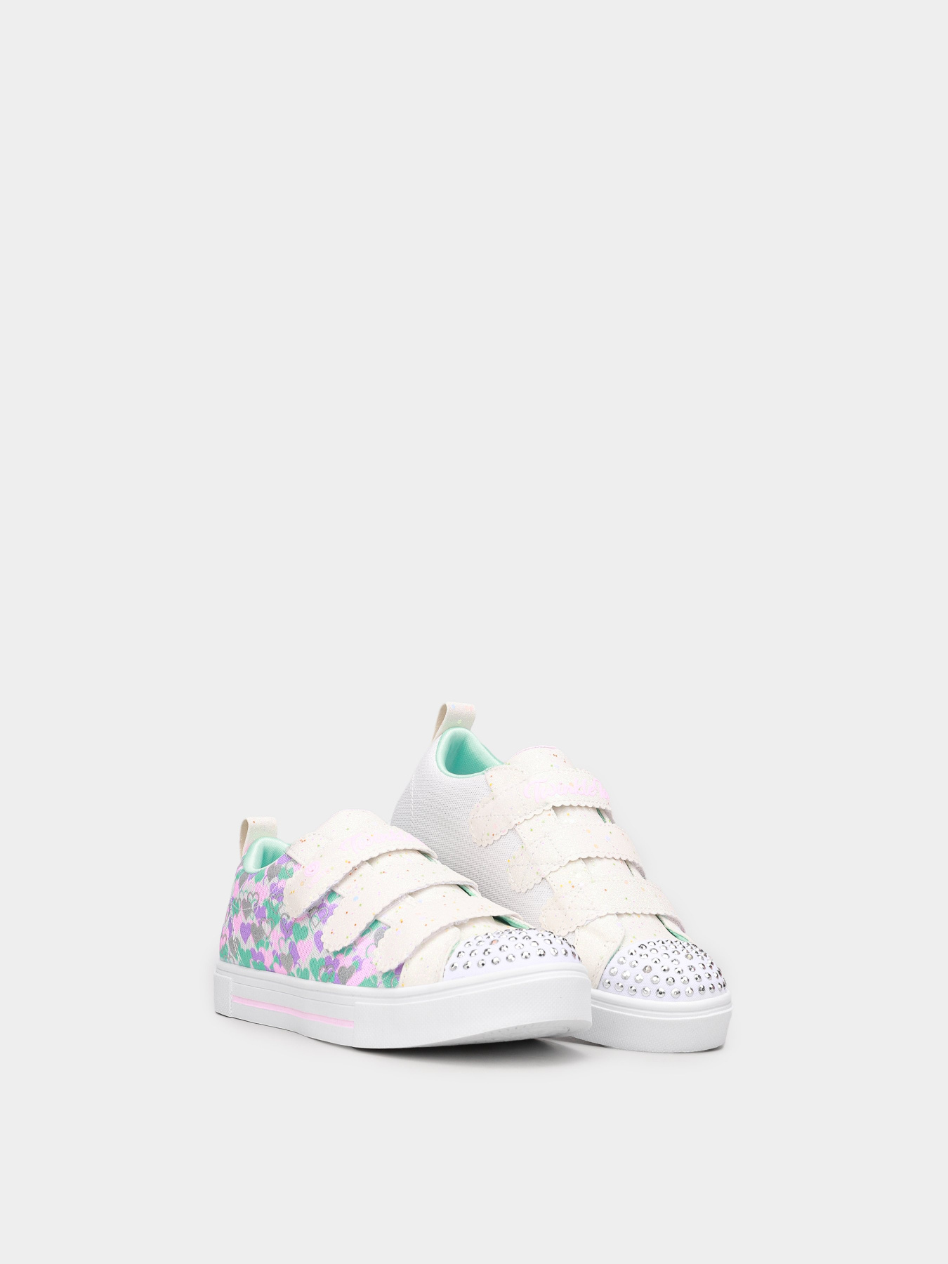 Кеды Skechers Twinkle Toes: Twinkle Sparks -Shining Hearts модель 314798L WMLT Фото