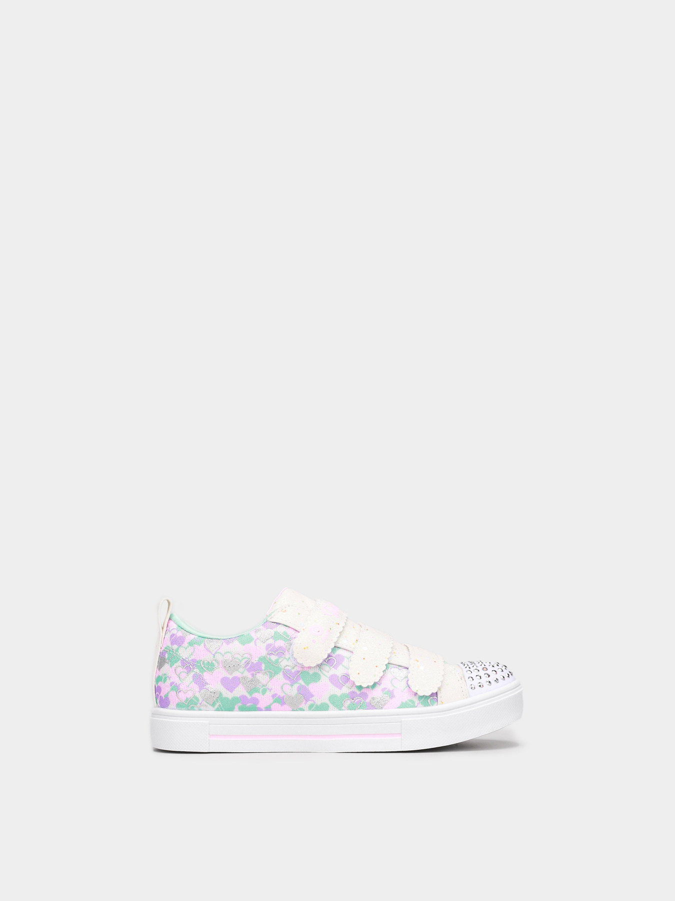 Кеды Skechers Twinkle Toes: Twinkle Sparks -Shining Hearts модель 314798L WMLT Фото