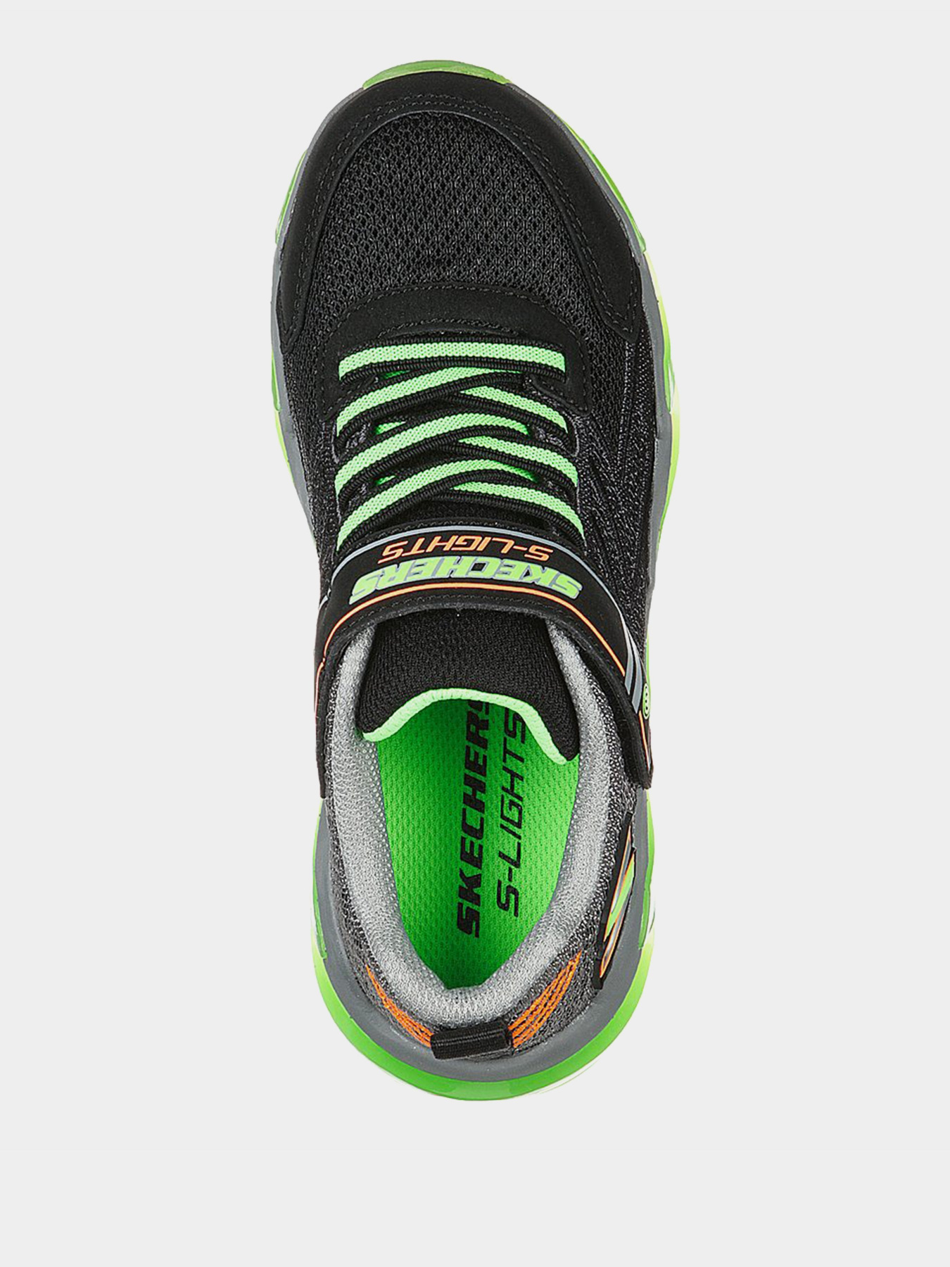 Кроссовки Skechers S Lights модель 400130L BKLM Фото