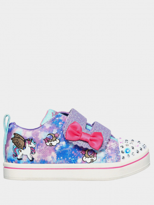 Кеди Skechers Twinkle Toes: Sparkle Rayz - Unicorn Moondus модель 314844N PRMT Фото