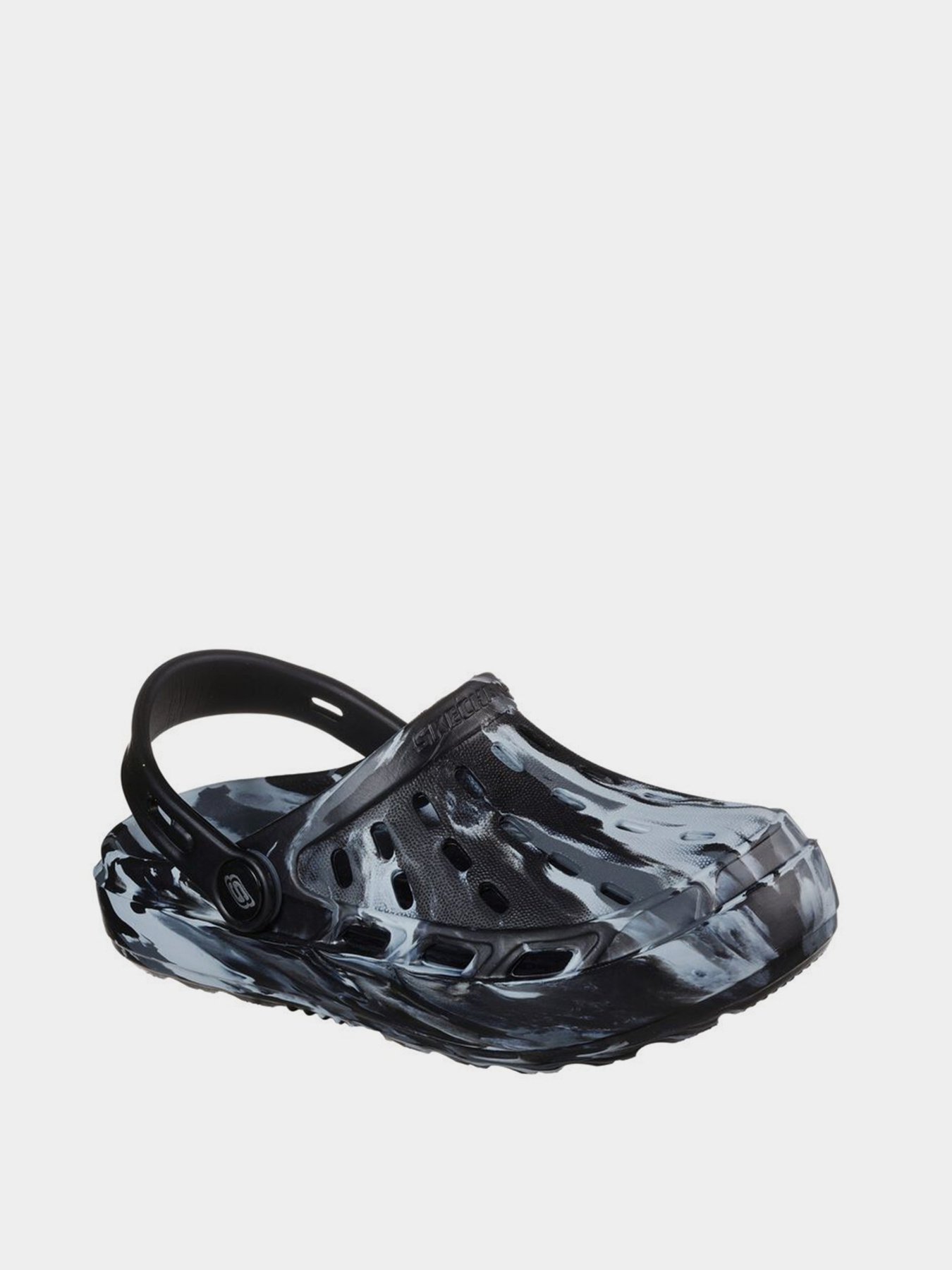 Шльопанці Skechers Foamies Swifters Shore Blast Clog модель 400065L BKGY Шльопанці Skechers Foamies Swifters Shore Blast Clog модель 400065L BKGY Фото