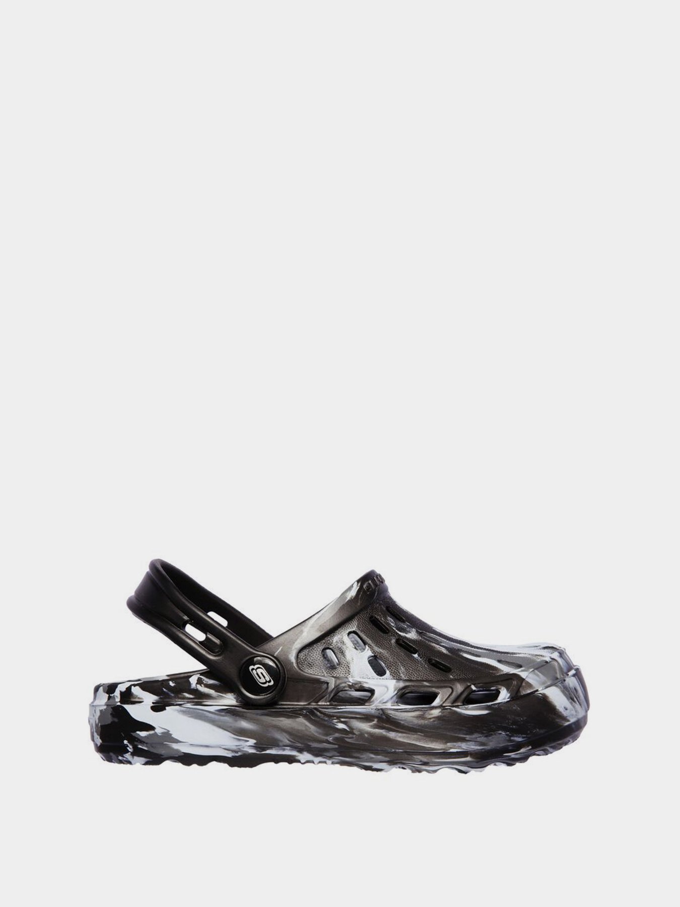 Шльопанці Skechers Foamies Swifters Shore Blast Clog модель 400065L BKGY Шльопанці Skechers Foamies Swifters Shore Blast Clog модель 400065L BKGY Фото
