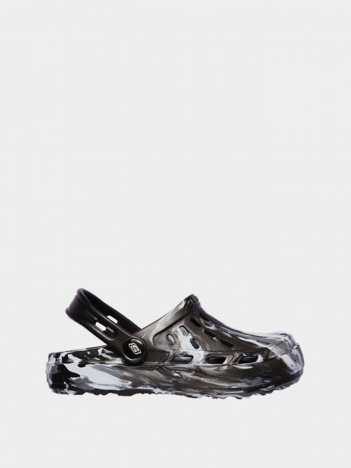 Шлёпанцы Skechers Foamies Swifters Shore Blast Clog модель 400065L BKGY Фото