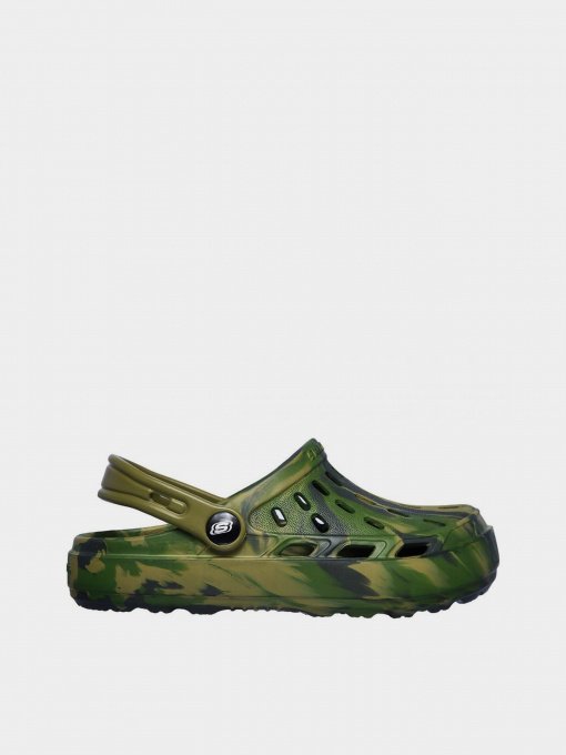 Шлёпанцы Skechers Foamies Swifters Shore Blast Clog модель 400065L CAMO Фото