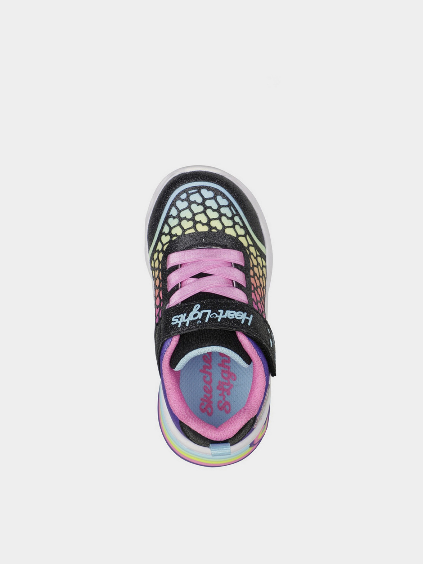 Кроссовки Skechers Heart Lights Sweetheart Lights модель 302312N BKMT Кроссовки Skechers Heart Lights Sweetheart Lights модель 302312N BKMT Фото