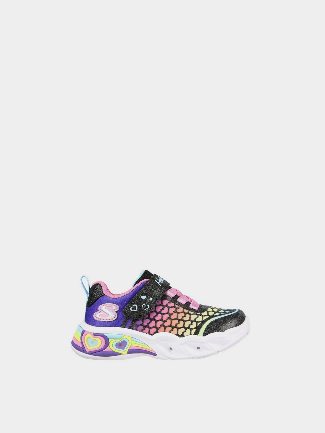 Кроссовки Skechers Heart Lights Sweetheart Lights модель 302312N BKMT Кроссовки Skechers Heart Lights Sweetheart Lights модель 302312N BKMT Фото