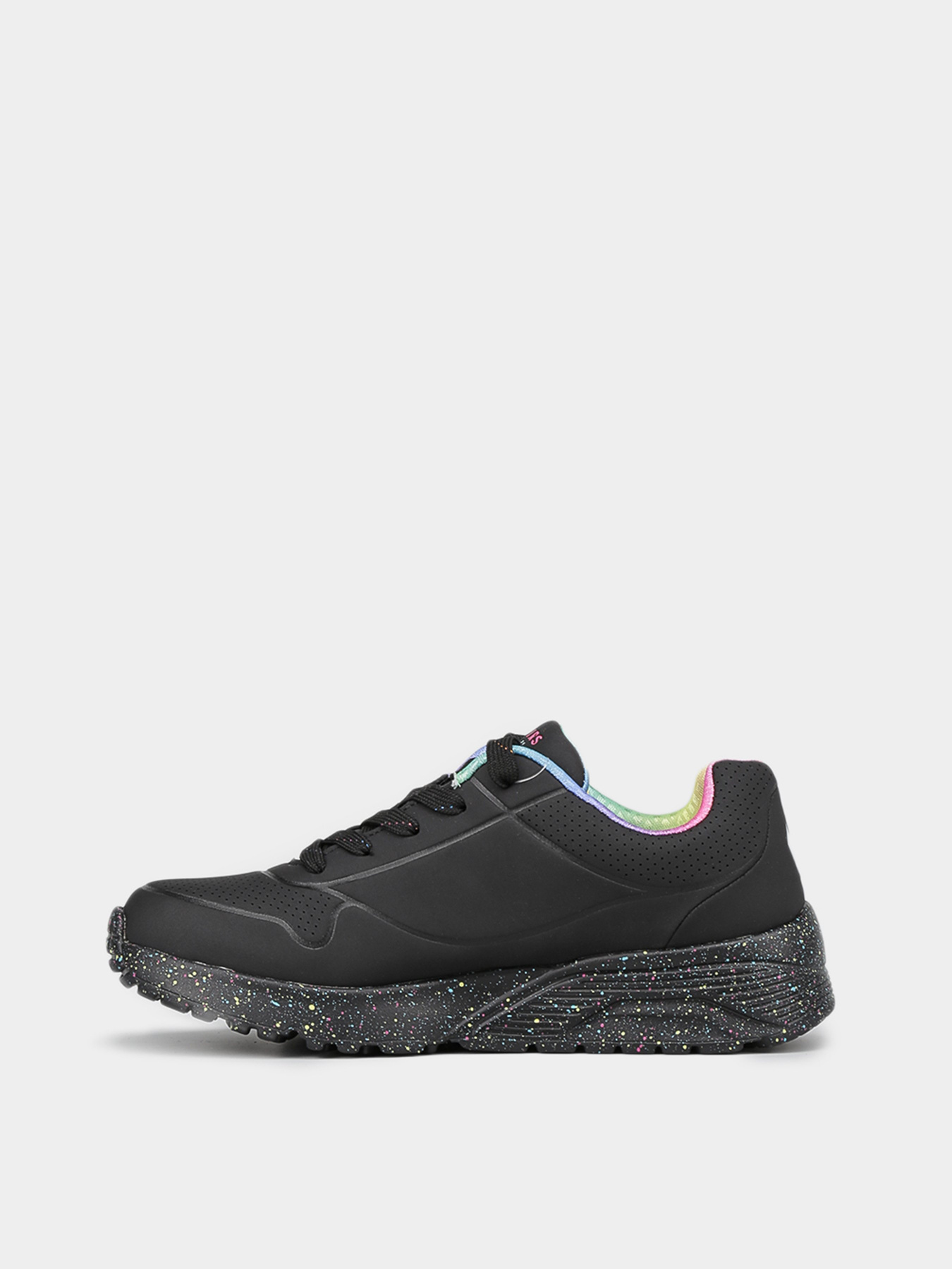 Кросівки Skechers Uno Lite - Rainbow Speck модель 310456L BKMT Кросівки Skechers Uno Lite - Rainbow Speck модель 310456L BKMT Фото