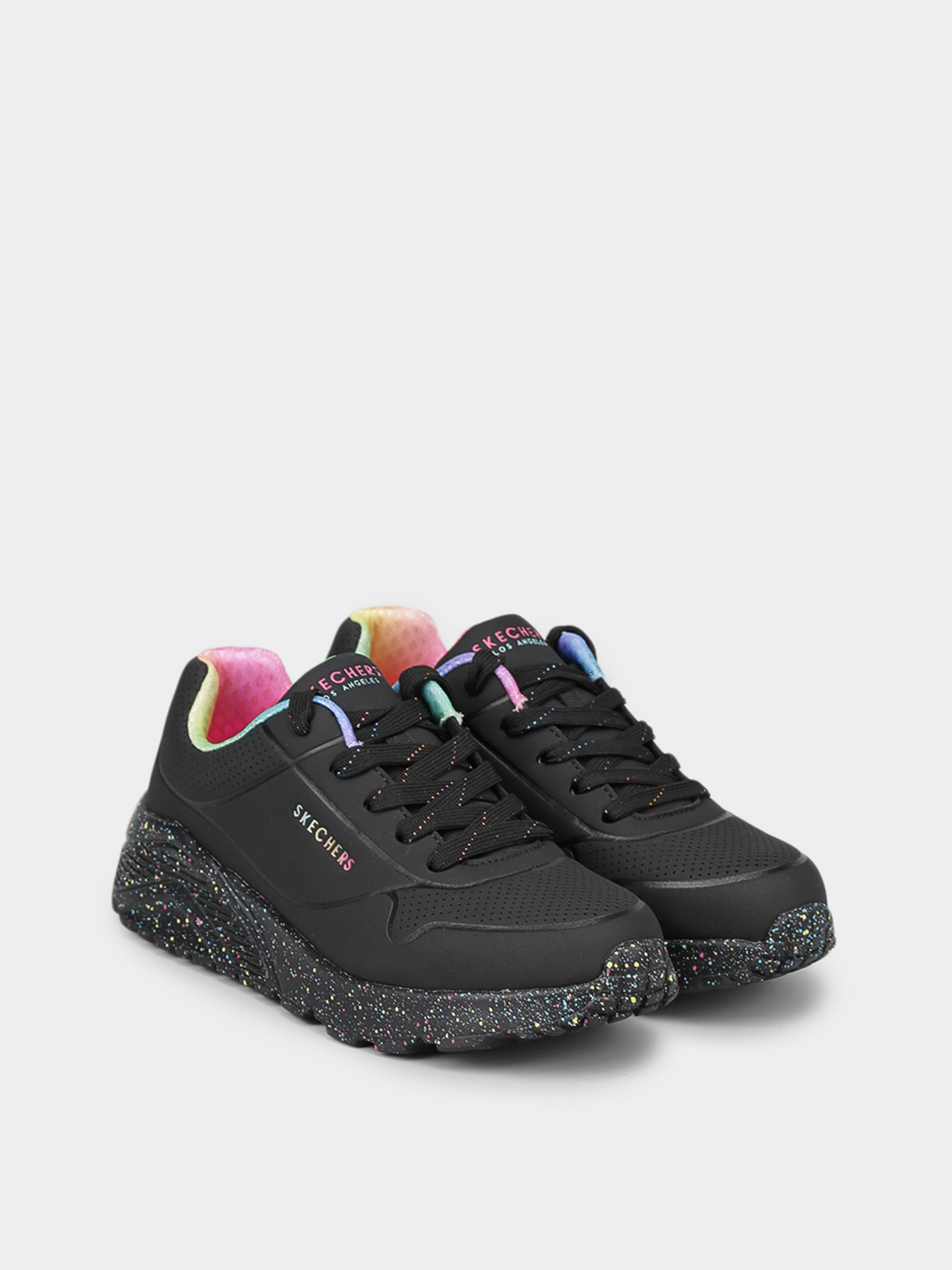 Кросівки Skechers Uno Lite - Rainbow Speck модель 310456L BKMT Кросівки Skechers Uno Lite - Rainbow Speck модель 310456L BKMT Фото