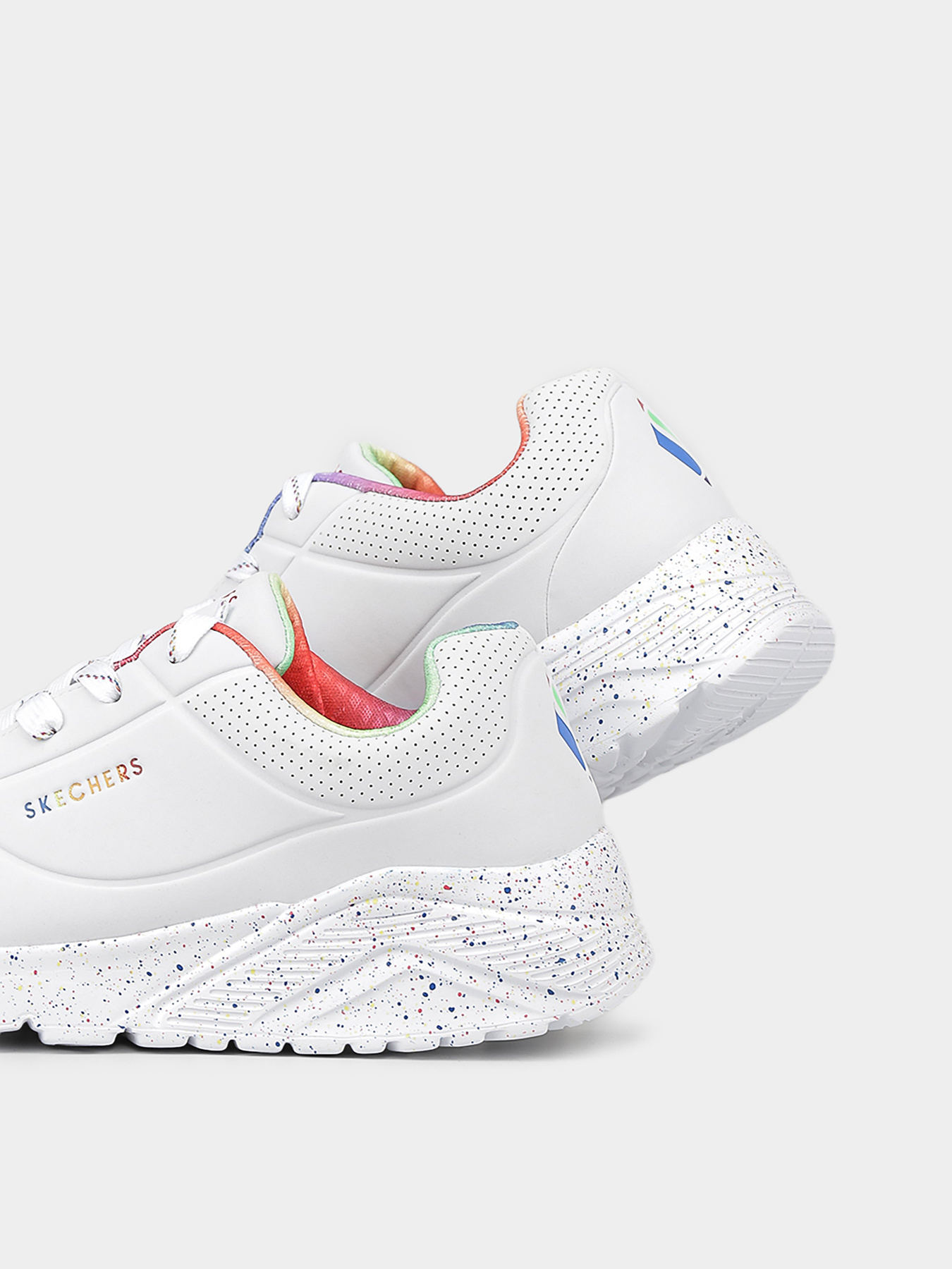 Кросівки Skechers Uno Lite - Rainbow Speck модель 310456L WMLT Кросівки Skechers Uno Lite - Rainbow Speck модель 310456L WMLT Фото
