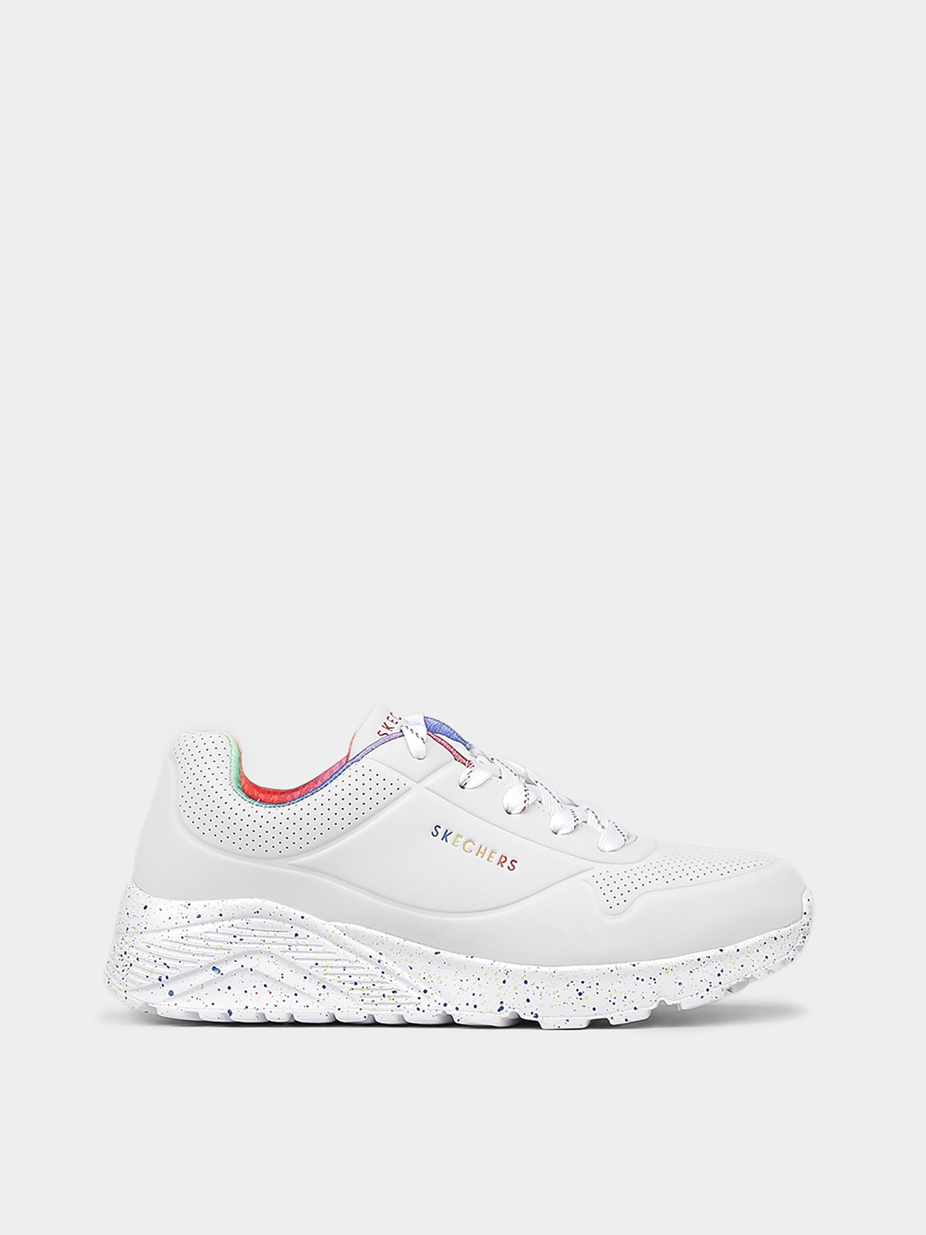 Кросівки Skechers Uno Lite - Rainbow Speck модель 310456L WMLT Кросівки Skechers Uno Lite - Rainbow Speck модель 310456L WMLT Фото