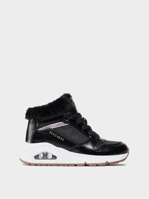 Ботинки и сапоги Skechers Uno - Cozy On Air модель 310518L BKRG Фото