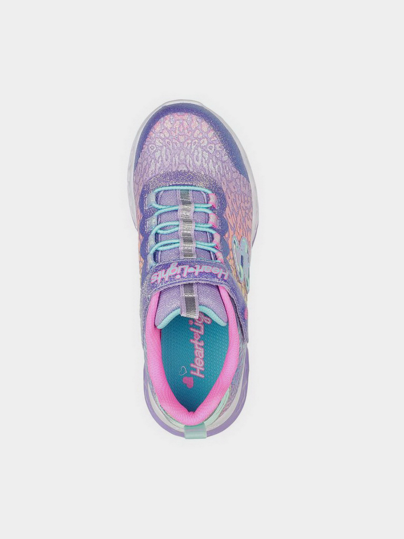 Кросівки Skechers Flutter Heart Lights - Loves Wild модель 302314L LVMT Фото