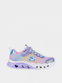 Кросівки Skechers Flutter Heart Lights - Loves Wild модель 302314L LVMT Фото