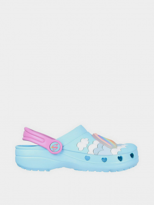 Шлёпанцы Skechers Heart Charmer - Radiant Rainbow модель 308027L BLMT Фото
