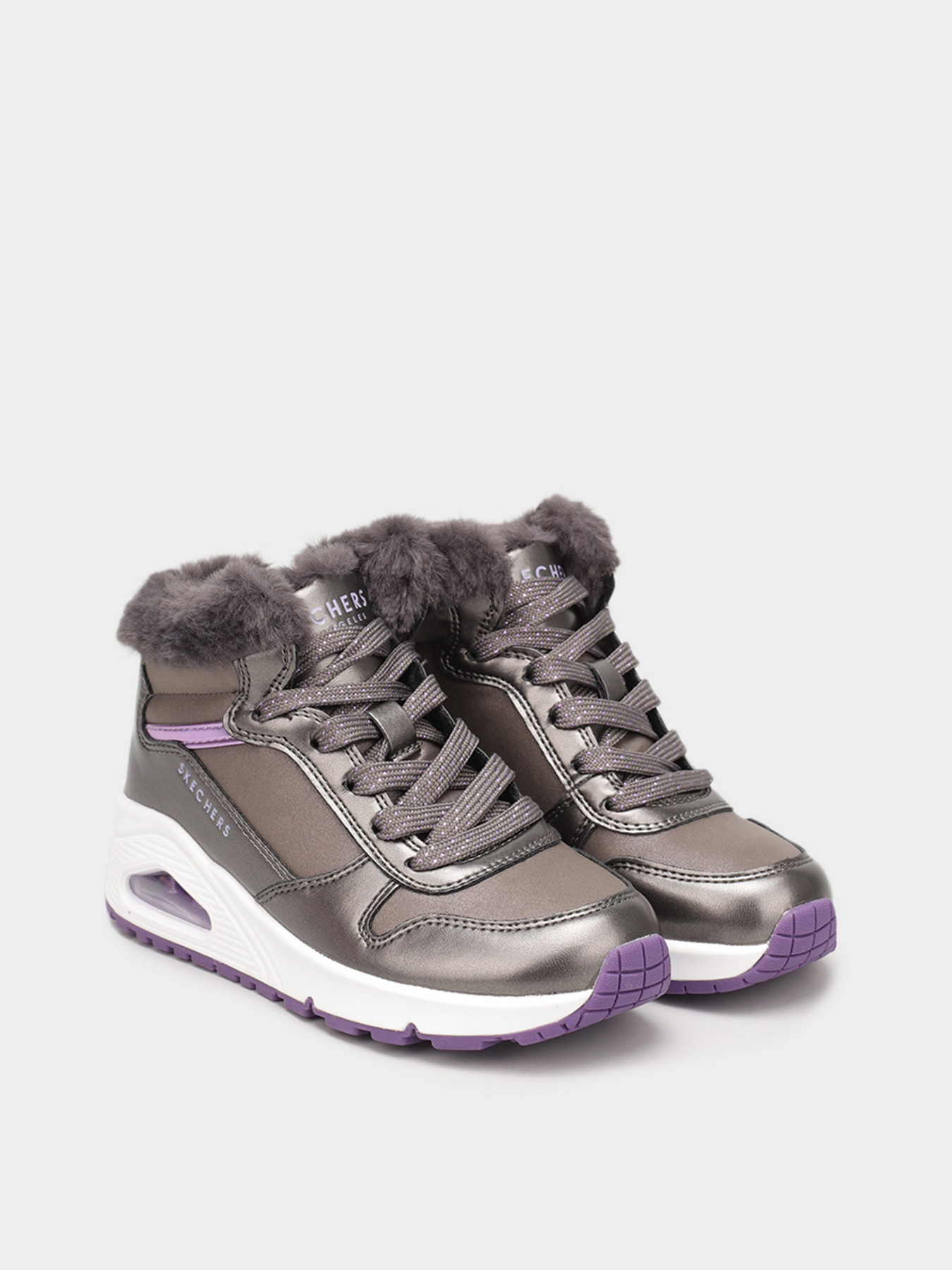 Ботинки и сапоги Skechers UNO - COZY ON AIR модель 310518L GUN Фото