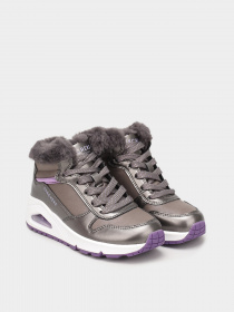 Ботинки и сапоги Skechers UNO - COZY ON AIR модель 310518L GUN Фото