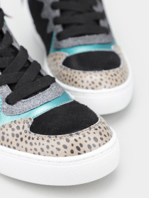 Кеды Skechers Sidestreet - Fierce Remix модель 310076L BKMT Фото