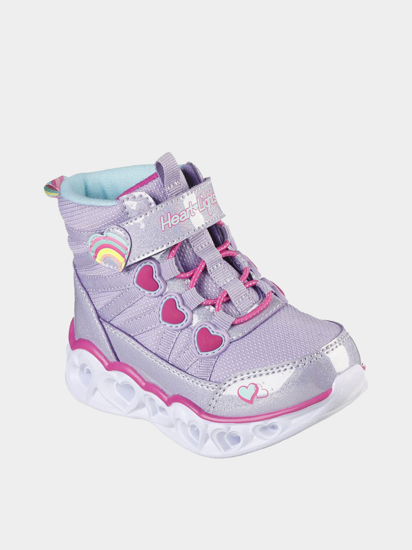 Ботинки и сапоги Skechers Heart Lights - Sweet Styling модель 302668N LVMT Ботинки и сапоги Skechers Heart Lights - Sweet Styling модель 302668N LVMT Фото