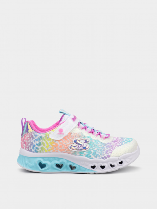 Кроссовки Skechers Flutter Heart Lights - Loves Wild модель 302314L WMLT Фото
