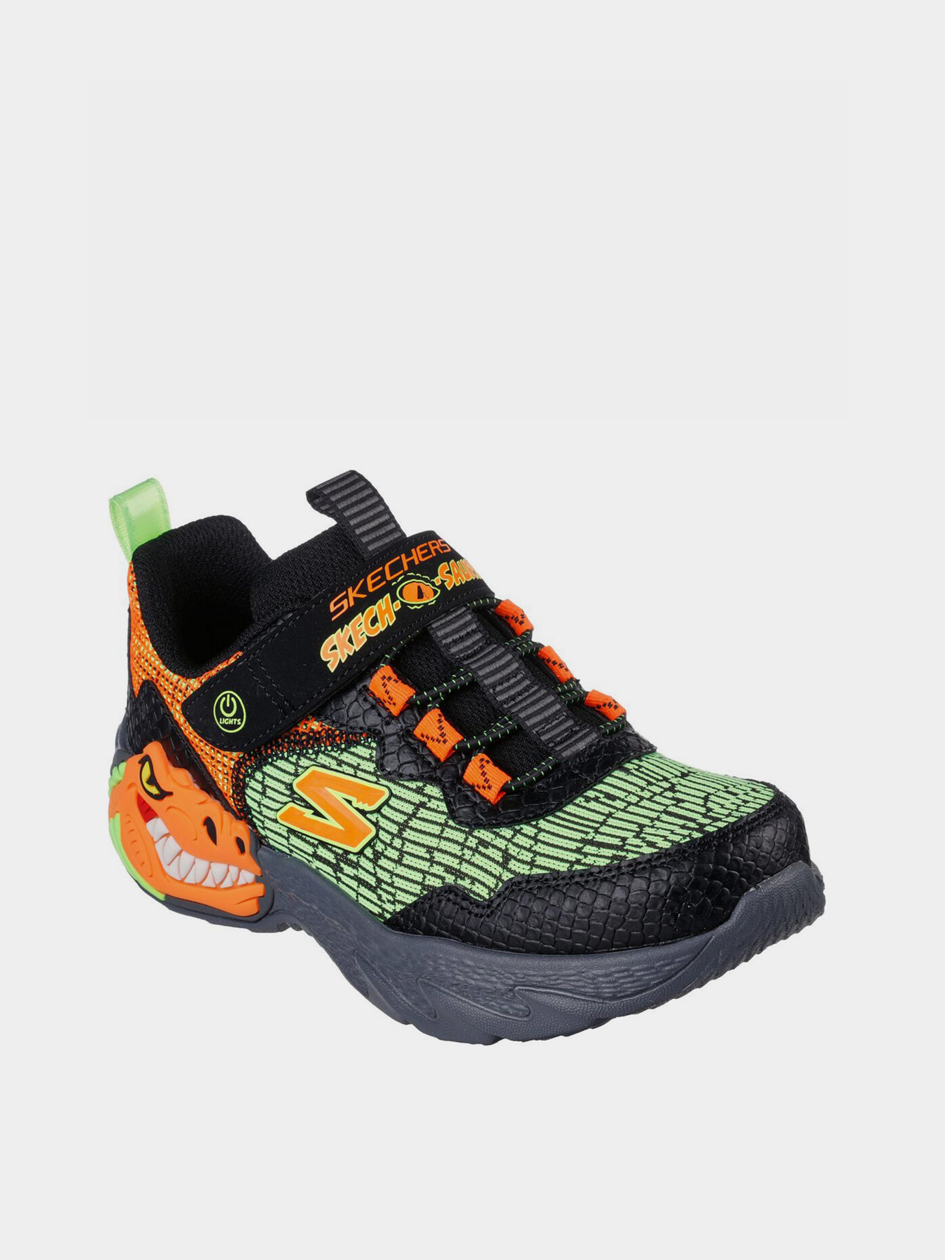 Кросівки Skechers Skech-O-Saurus - Dino-Lights модель 400615L BKOR Фото
