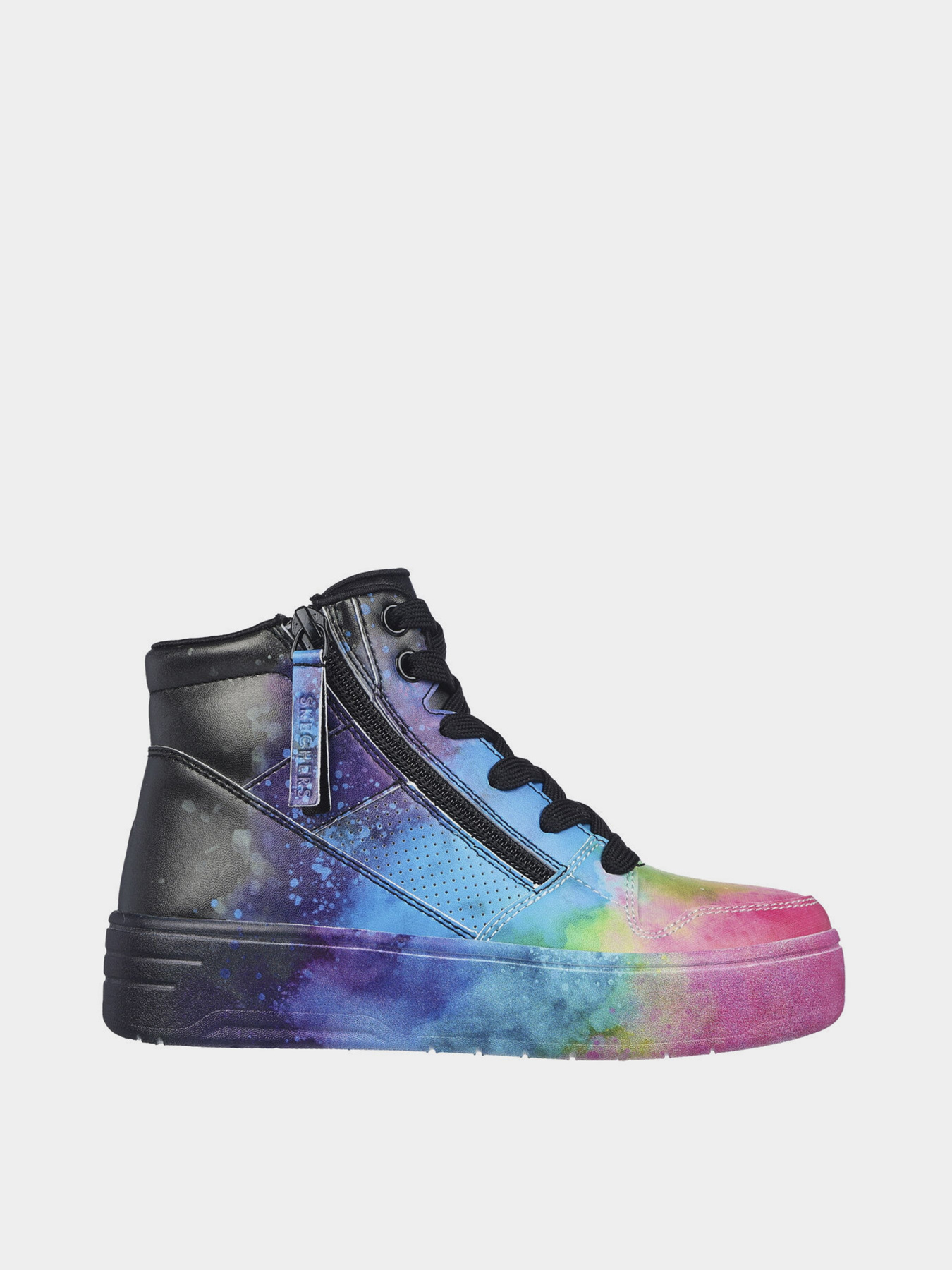 Кеды Skechers Skechers Court High - Electric Splash модель 310195L BKMT Фото