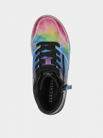 Кеды Skechers Skechers Court High - Electric Splash модель 310195L BKMT Фото
